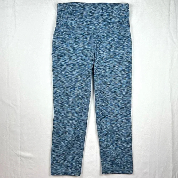 GapFit Blue Spacedye Blackout Technology gFast cropped leggings - Picture 3 of 7